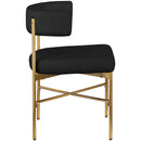 Color_Black/ Gold -- Meridian Rivage Dining Chair IMAGE 5