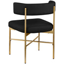 Color_Black/ Gold -- Meridian Rivage Dining Chair IMAGE 6
