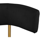  Color_Black/ Gold -- Meridian Rivage Dining Chair IMAGE 7