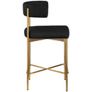  Color_Black/ Gold -- Meridian Rivage Counter Height Stool IMAGE 5