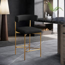  Color_Black/ Gold -- Meridian Rivage Counter Height Stool IMAGE 8