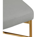  Color_Grey -- Rivage Grey Linen Textured Fabric Upholstered Counter Stool IMAGE 7