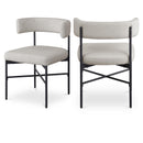  Color_Beige/ Black -- Meridian Rivage Dining Chair IMAGE 1