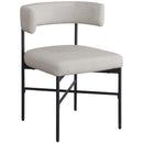  Color_Beige/ Black -- Meridian Rivage Dining Chair IMAGE 3