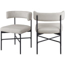  Color_Beige/ Black -- Meridian Rivage Dining Chair IMAGE 9