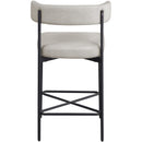  Color_Beige/ Black -- Meridian Rivage Counter Height Stool IMAGE 2