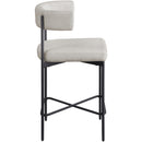  Color_Beige/ Black -- Meridian Rivage Counter Height Stool IMAGE 5