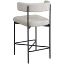  Color_Beige/ Black -- Meridian Rivage Counter Height Stool IMAGE 6