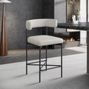  Color_Beige/ Black -- Meridian Rivage Counter Height Stool IMAGE 8