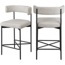  Color_Beige/ Black -- Meridian Rivage Counter Height Stool IMAGE 9