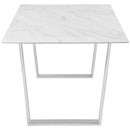 Meridian Carlton White Dining Table IMAGE 5