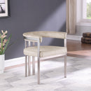  Color_Beige/ Silver -- Meridian Marcello Dining Chair IMAGE 2