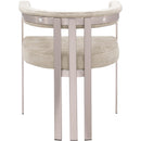 Color_Beige/ Silver -- Meridian Marcello Dining Chair IMAGE 3
