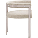  Color_Beige/ Silver -- Meridian Marcello Dining Chair IMAGE 5
