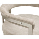  Color_Beige/ Silver -- Meridian Marcello Dining Chair IMAGE 7