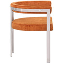  Color_Cognac -- Marcello Cognac Stone Velvet Upholstered Dining Chair IMAGE 5