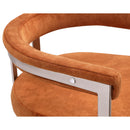  Color_Cognac -- Marcello Cognac Stone Velvet Upholstered Dining Chair IMAGE 7
