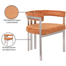 Color_Cognac -- Marcello Cognac Stone Velvet Upholstered Dining Chair IMAGE 9