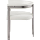 Color_Cream -- Marcello Cream Stone Velvet Upholstered Dining Chair IMAGE 5