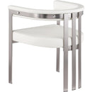  Color_Cream -- Marcello Cream Stone Velvet Upholstered Dining Chair IMAGE 6