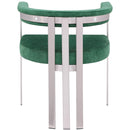  Color_Green -- Marcello Green Stone Velvet Upholstered Dining Chair IMAGE 3