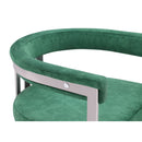 Color_Green -- Marcello Green Stone Velvet Upholstered Dining Chair IMAGE 7