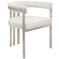  Color_Stone -- Marcello Stone Stone Velvet Upholstered Dining Chair IMAGE 1
