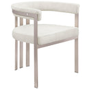  Color_Stone -- Marcello Stone Stone Velvet Upholstered Dining Chair IMAGE 1