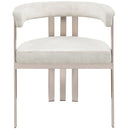  Color_Stone -- Marcello Stone Stone Velvet Upholstered Dining Chair IMAGE 4