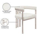 Color_Stone -- Marcello Stone Stone Velvet Upholstered Dining Chair IMAGE 9