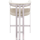  Color_Beige/ Silver -- Meridian Marcello Counter Height Stool IMAGE 5