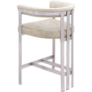  Color_Beige/ Silver -- Meridian Marcello Counter Height Stool IMAGE 6