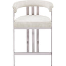  Color_Stone -- Marcello Stone Velvet Upholstered Counter Stool IMAGE 4