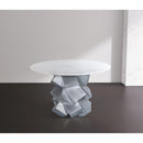 Meridian Walker White Dining Table IMAGE 2