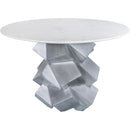 Meridian Walker White Dining Table IMAGE 3