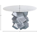 Meridian Walker White Dining Table IMAGE 9