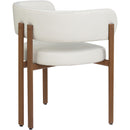  Color_Cream/ Walnut -- Meridian Gideon Dining Chair IMAGE 6