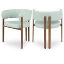  Color_Mint -- Gideon Mint Green Vegan Leather Upholstered Dining Chair IMAGE 1