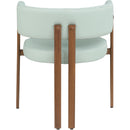  Color_Mint -- Gideon Mint Green Vegan Leather Upholstered Dining Chair IMAGE 2