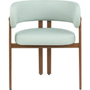  Color_Mint -- Gideon Mint Green Vegan Leather Upholstered Dining Chair IMAGE 4