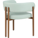  Color_Mint -- Gideon Mint Green Vegan Leather Upholstered Dining Chair IMAGE 6