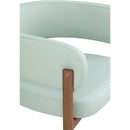  Color_Mint -- Gideon Mint Green Vegan Leather Upholstered Dining Chair IMAGE 7