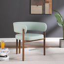  Color_Mint -- Gideon Mint Green Vegan Leather Upholstered Dining Chair IMAGE 8