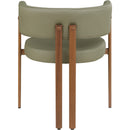  Color_Olive -- Gideon Olive Green Vegan Leather Upholstered Dining Chair IMAGE 2
