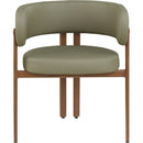  Color_Olive -- Gideon Olive Green Vegan Leather Upholstered Dining Chair IMAGE 4