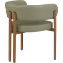  Color_Olive -- Gideon Olive Green Vegan Leather Upholstered Dining Chair IMAGE 6