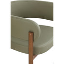  Color_Olive -- Gideon Olive Green Vegan Leather Upholstered Dining Chair IMAGE 7