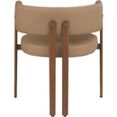 Meridian Gideon Tan Vegan Leather Dining Chair IMAGE 2