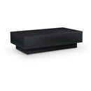  Meridian Otto Black Oak Veneer Coffee Table IMAGE 1