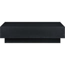  Meridian Otto Black Oak Veneer Coffee Table IMAGE 3